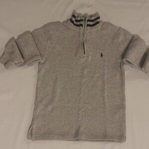 Boys- Size: Medium, 10-12 Zip-Up Long-Sleeve Pullover